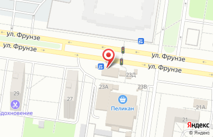 Магазин разливного пива Золотая пена в Автозаводском районе на карте