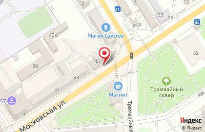 Магазин ШиК на Московской улице на карте