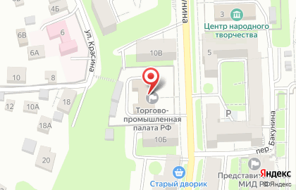 Центр предоставления государственных и муниципальных услуг Мои Документы на улице Бакунина на карте