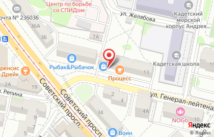 Магазин Мир замков в Ленинградском районе на карте