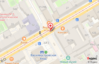 Ателье в Санкт-Петербурге на карте