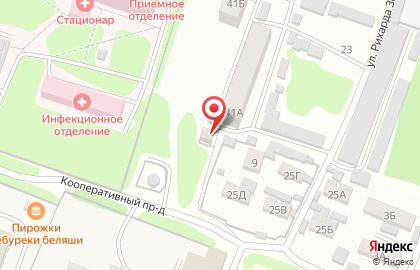 Продуктовый магазин Авоська на улице Рихарда Зорге на карте