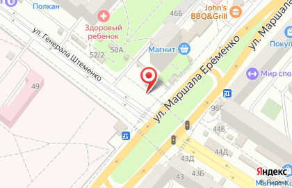 Аристократ в Краснооктябрьском районе на карте
