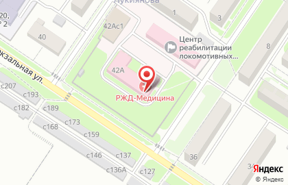 Поликлиника №2 на станции Междуреченск на карте