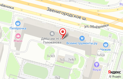 Детский клуб в Москве на карте