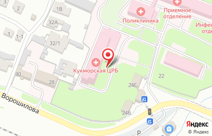 Кукморская центральная районная больница на карте