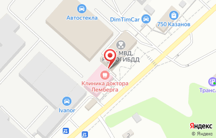 Клиника доктора Лемберга на улице Михалевича в Раменском на карте