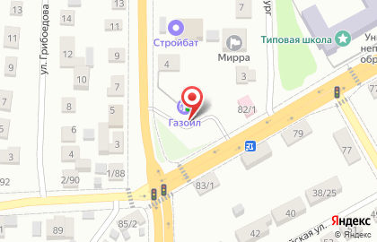 Сеть АЗС Газойл в Иваново на карте