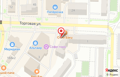 Ресторан Огни Баку на карте