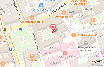 Интермедсервис на улице Покровка на карте
