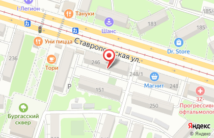 Здоровые люди на улице Ставропольская на карте