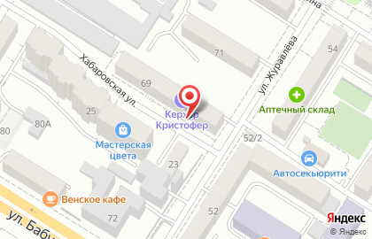 Магазин разливного пива Пивной квадрат на улице Журавлёва на карте