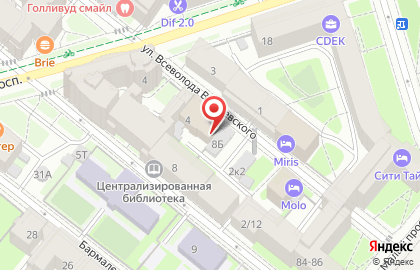 Мир Штор на улице Всеволода Вишневского на карте