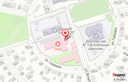 Южный филиал Банкомат, Балтийский Банк на улице Гайдара на карте