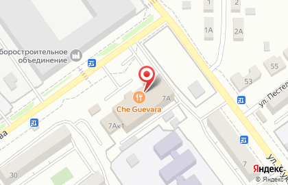 Ресторан Che Guevara в Железнодорожном районе на карте