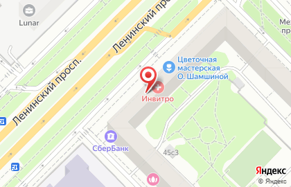 Мострансагентство на Ленинском проспекте на карте