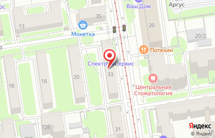 Агентство Вариантъ в Заельцовском районе на карте