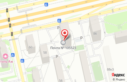 Почта России в Москве на карте