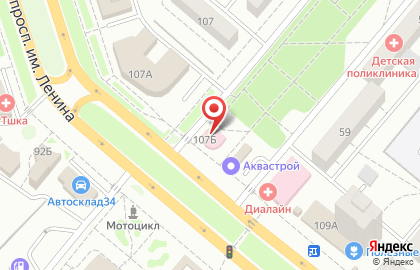 Салон Ваша ОПТИКА на пр-кте Ленина 107 б, Волжский на карте