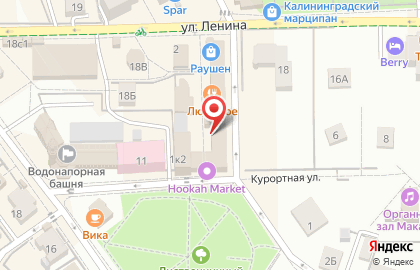 Магазин постельного белья в Калининграде на карте