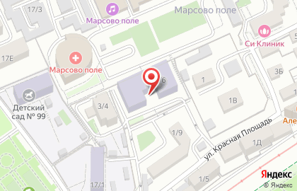 Частная школа Центр образования в Ленинском районе на карте