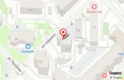 Юридическая компания Аргумент на улице Пушкина на карте