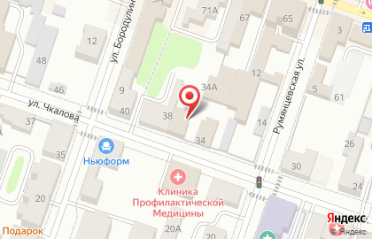 Общественная организация Всероссийское общество инвалидов на улице Чкалова на карте