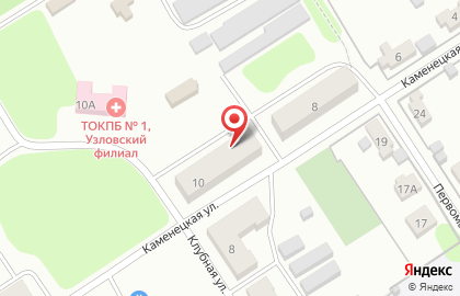 Амбулатория, пос. Каменецкий на карте