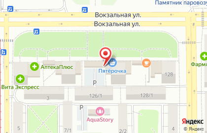 Интернет-провайдер МТС на Вокзальной улице на карте