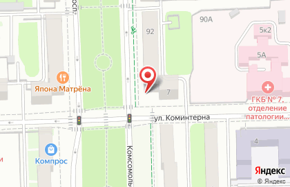 Учетный центр ГлавБух на Комсомольском проспекте на карте