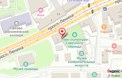 Бюро переводов Гектор на проспекте Ленина на карте