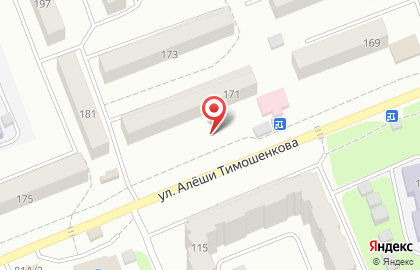 Рада на улице Алёши Тимошенкова на карте