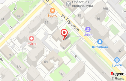 Коллегия адвокатов №8 на улице Горького на карте