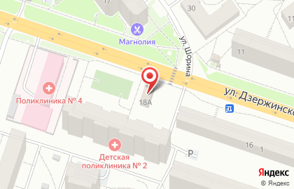 Фирменная сеть магазинов Дороничи. Мясо. Молоко на улице Дзержинского на карте