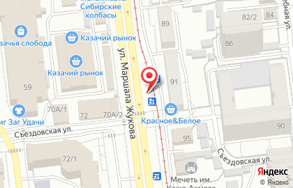 Сладкоежка на улице Маршала Жукова на карте