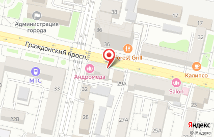 Магазин продуктов Ах! на карте