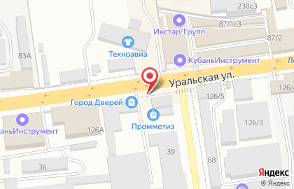Торгово-монтажная компания Наблюдатель на Уральской улице на карте