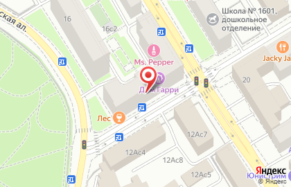 Студия Sahar & Vosk на метро Петровский парк на карте