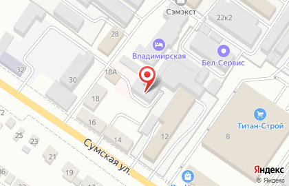 Центр доктора Бубновского на Сумской улице на карте