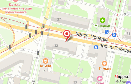 Мебельный салон Танго на проспекте Победы на карте