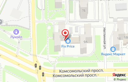 Праздничная компания Мой шарик в Курчатовском районе на карте