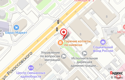 Киоск фастфудной продукции АМ Бистро на карте