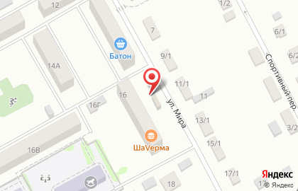 Магазин Абаканские полуфабрикаты на улице Мира на карте