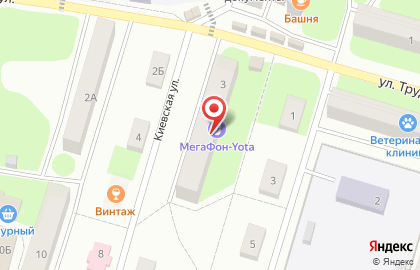 МегаФон в Твери на карте