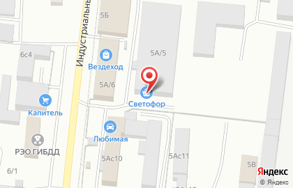 Дискаунтер Светофор в Центральном районе на карте