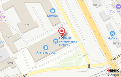 Магазин Сервис мебель на проспекте Машиностроителей на карте