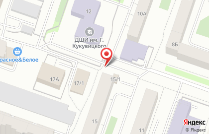 Продуктовый магазин в Сургуте на карте