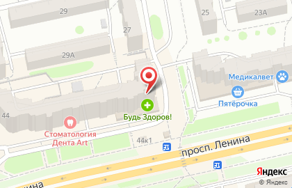 Магазин Золотой колобок на проспекте Ленина на карте