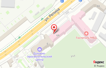 Банкомат Уральский банк Сбербанка России на улице Репина, 4а на карте