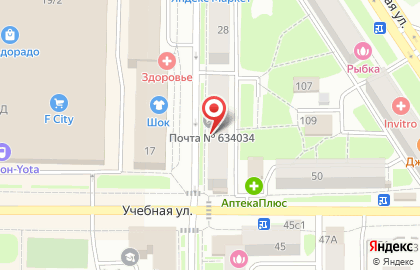 Почта Банк в Томске на карте